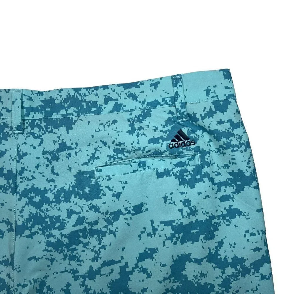 Adidas Ultimate 365 Golf Shorts Men's 42 Blue Camo‎ Athletic Performance Hybrid